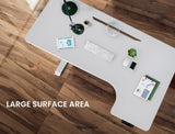 FORTIA L SHAPED SIT TO STAND UP CORNER STANDING DESK 72