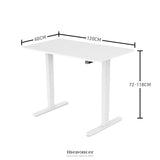 FORTIA SIT TO STAND UP STANDING DESK 120X60CM 72 - 118CM