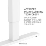 FORTIA SIT TO STAND UP STANDING DESK 120X60CM 72 - 118CM