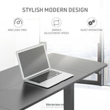 FORTIA SIT TO STAND UP STANDING DESK 140X60CM 72 - 118CM
