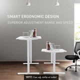 FORTIA SIT TO STAND UP STANDING DESK 150X70CM 62 - 128CM