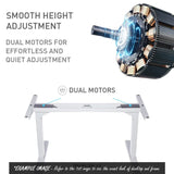 FORTIA SIT TO STAND UP STANDING DESK 160X75CM 62 - 128CM