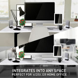 FORTIA SIT TO STAND UP STANDING DESK 160X75CM 62 - 128CM