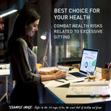 FORTIA SIT TO STAND UP STANDING DESK 160X75CM 62 - 128CM