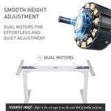 FORTIA SIT TO STAND UP STANDING DESK 160X75CM 62 - 128CM