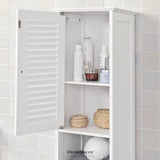 FREESTANDING TALL BATHROOM CABINET 170X32X30 CM