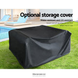GARDEON 11PC SOFA SET WITH STORAGE COVER OUTDOOR FURNITURE
