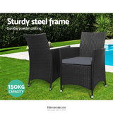 GARDEON 2PC OUTDOOR DINING CHAIRS PATIO FURNITURE WICKER