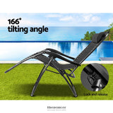 GARDEON 2PC ZERO GRAVITY CHAIR FOLDING OUTDOOR RECLINER