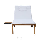 GARDEON 2X SUN LOUNGE WOODEN LOUNGER OUTDOOR FURNITURE DAY