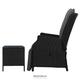 GARDEON 3PC RECLINER CHAIRS TABLE SUN LOUNGE OUTDOOR