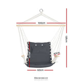 GARDEON HAMMOCK CHAIR HANGING WITH ARMREST CAMPING HAMMOCKS