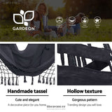 GARDEON HAMMOCK CHAIR WITH STEEL STAND HANGING OUTDOOR