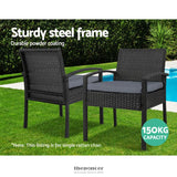 GARDEON OUTDOOR DINING CHAIRS PATIO FURNITURE RATTAN CHAIR