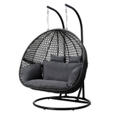GARDEON OUTDOOR EGG SWING CHAIR HANGING POD CHAIR WICKER