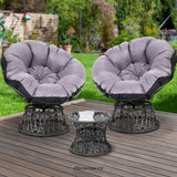 GARDEON OUTDOOR LOUNGE SETTING FURNITURE WICKER PAPASAN