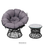 GARDEON OUTDOOR LOUNGE SETTING FURNITURE WICKER PAPASAN