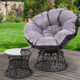GARDEON OUTDOOR LOUNGE SETTING PAPASAN CHAIR WICKER TABLE