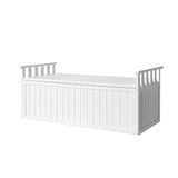 GARDEON OUTDOOR STORAGE BENCH BOX 129CM WOODEN GARDEN TOY