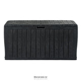 GARDEON OUTDOOR STORAGE BOX 220L LOCKABLE ORGANISER GARDEN