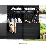 GARDEON OUTDOOR STORAGE BOX 680L CONTAINER LOCKABLE GARDEN