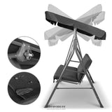 GARDEON OUTDOOR SWING CHAIR GARDEN BENCH FURNITURE CANOPY 3