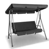 GARDEON OUTDOOR SWING CHAIR GARDEN BENCH FURNITURE CANOPY 3