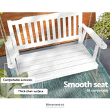 GARDEON PORCH SWING CHAIR WITH CHAIN GARDEN BENCH OUTDOOR