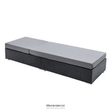 GARDEON SUN LOUNGE WICKER LOUNGER OUTDOOR FURNITURE DAY BED