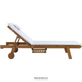 GARDEON SUN LOUNGE WOODEN LOUNGER OUTDOOR FURNITURE DAY BED