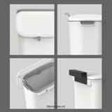 GOMINIMO SPACE SAVING EASY ASSEMBLE 9L HANGING TRASH