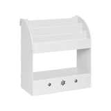 KEEZI 3 TIERS KIDS BOOKSHELF MAGAZINE SHELF ORGANISER