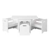 KEEZI 3PCS KIDS TABLE AND CHAIRS SET STORAGE TOYS PLAY