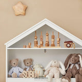 KIDS BOOKCASE SHELF STORAGE MOBILE TOY CHEST