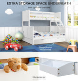 KINGSTON SLUMBER BUNK BED FRAME MODULAR SINGLE WHITE WOOD