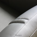 LOUNGE SET LUXURIOUS 6 SEATER FAUX LEATHER CORNER SOFA