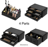 MAKEUP COSMETIC ORGANIZER STORAGE WITH 12 DRAWERS DISPLAY