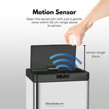 MIRAKLASS SENSOR BIN 50L WIDE BLACK SQUARE MK-SB-109-JR
