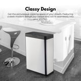 MIRAKLASS SENSOR BIN 50L WIDE BLACK SQUARE MK-SB-109-JR