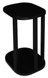OSLO SOLID MINDI TIMBER SIDE TABLE (BLACK)