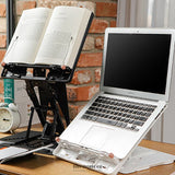PELICAN STAND BLACK ADJUSTABLE LAPTOP HOLDER FOLDABLE