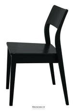 PROVIDENCE SOLID OAK DINING CHAIR - SET OF 2 (BLACK)