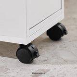 STORAGE CART NARROW CABINET WHEELS TRAY DRAWERS