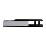 TV CABINET WITH 2 STORAGE DRAWERS WITH HIGH GLOSSY