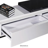 TV CABINET WITH 2 STORAGE DRAWERS WITH HIGH GLOSSY