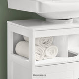 VANITY UNIT BATHROOM FURNITURE WHITE