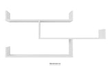 ZURICH MULTI LEVEL SHELF KIT (WHITE)