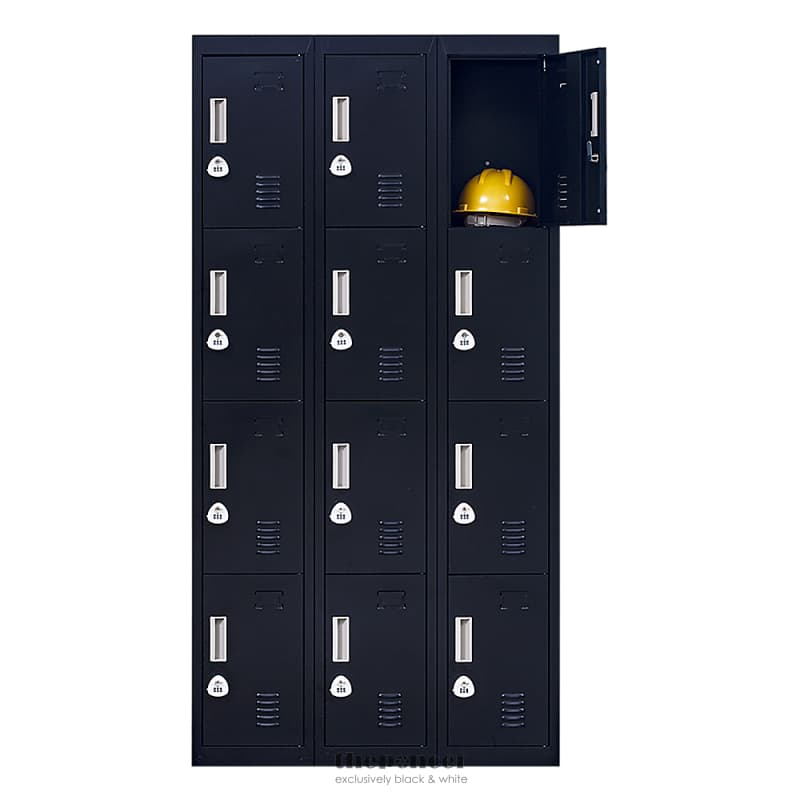 12-DOOR LOCKER FOR OFFICE GYM SHED SCHOOL HOME STORAGE