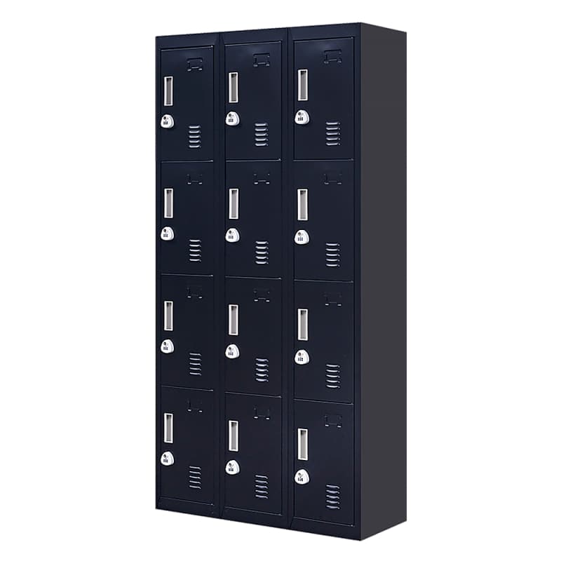 12-DOOR LOCKER FOR OFFICE GYM SHED SCHOOL HOME STORAGE