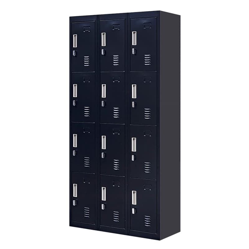 12-DOOR LOCKER FOR OFFICE GYM SHED SCHOOL HOME STORAGE